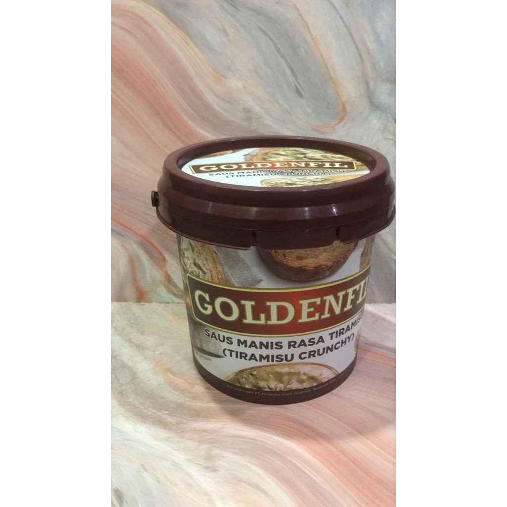 

Goldenfil Tiramisu Chrunchy Selai Topping Saus Manis Crunchy Rasa Tiramisu 1kg