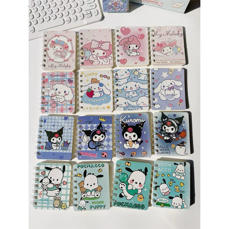 

Notebook A7 Buku Kecil Catatan motip helokity purin melody pochacco Scrapbook Mini Buku Notes Kecil Alat Tulis Sekolah 80 Lembar