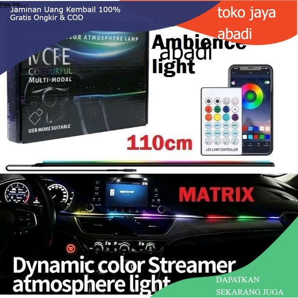 

Lampu LED Ambience light mobil MATRIX app control remote rgb 110cm dinamik
