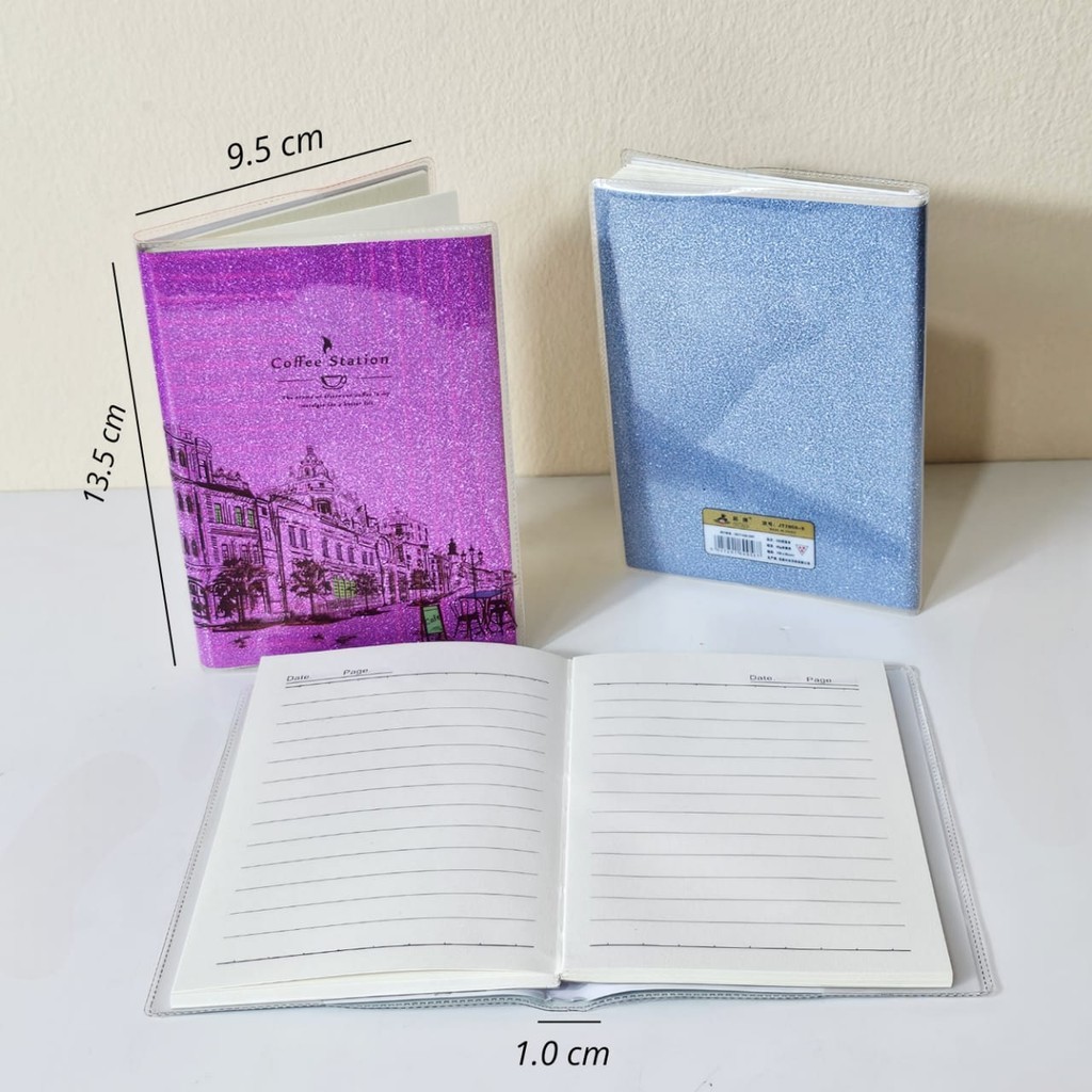 

GG Buku Notes Glitter 72K-70 (A6)/Buku Catatan/Glitter/Note Book/Notebook