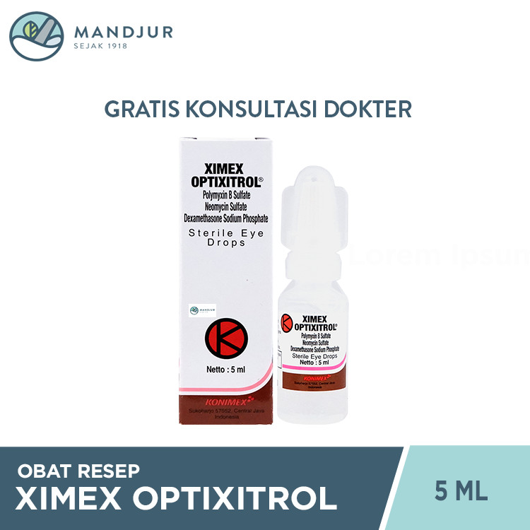 XIMEX OPTIXITROL EYEDROP 1 BOTOL @ 5 ML