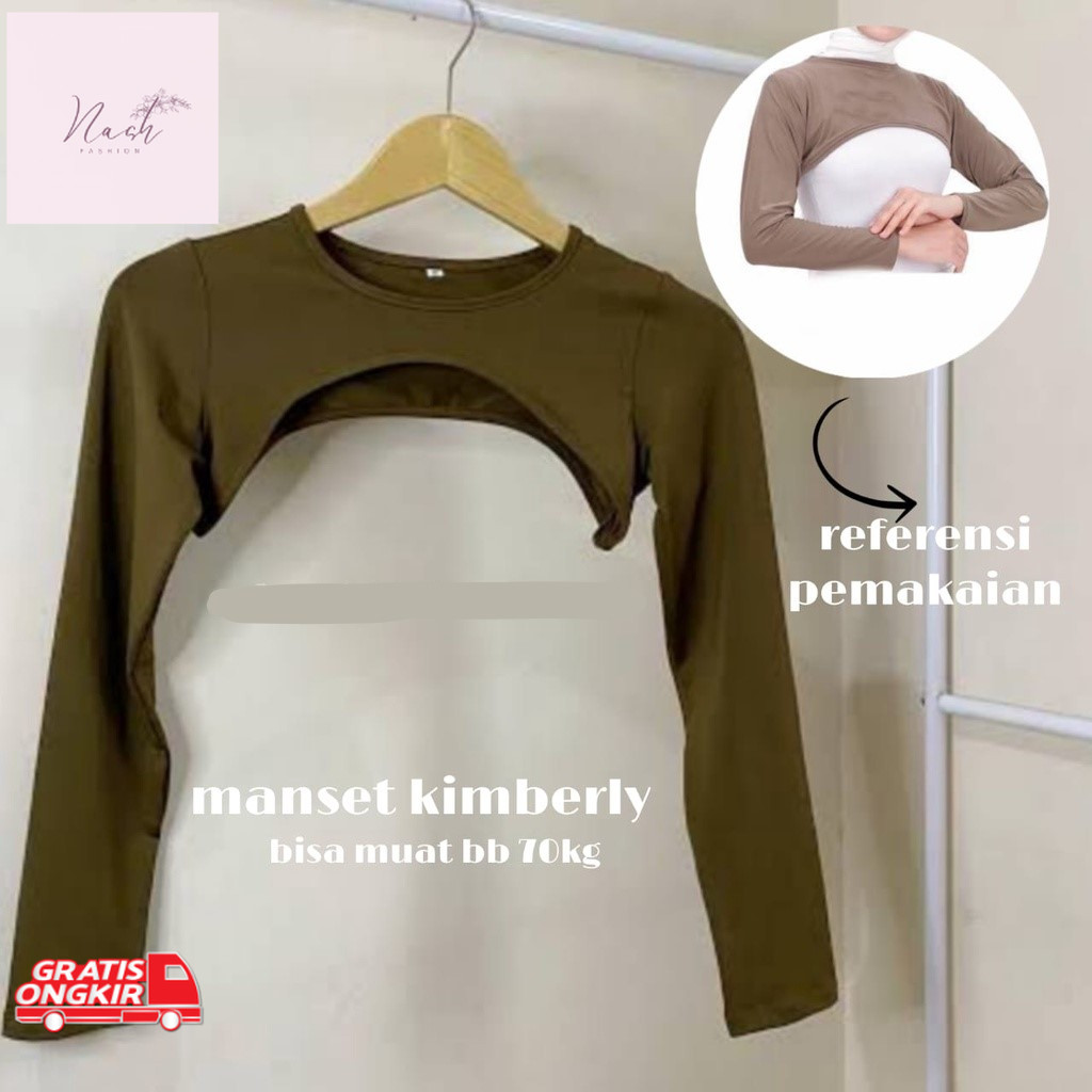 Manset Nyaman / MANSET kimberly long bolero super crop Bolero / Crop Manset JERSEY STRETCH