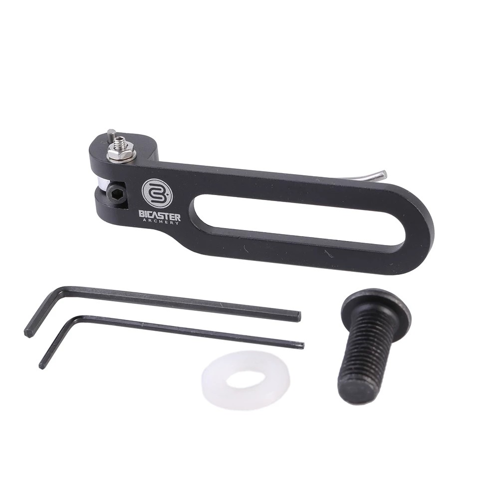 Rear Arrow Rest BICASTER Aluminum Alloy Adjustable Left/ Right Handed Archery Rest for Recurve Bow B
