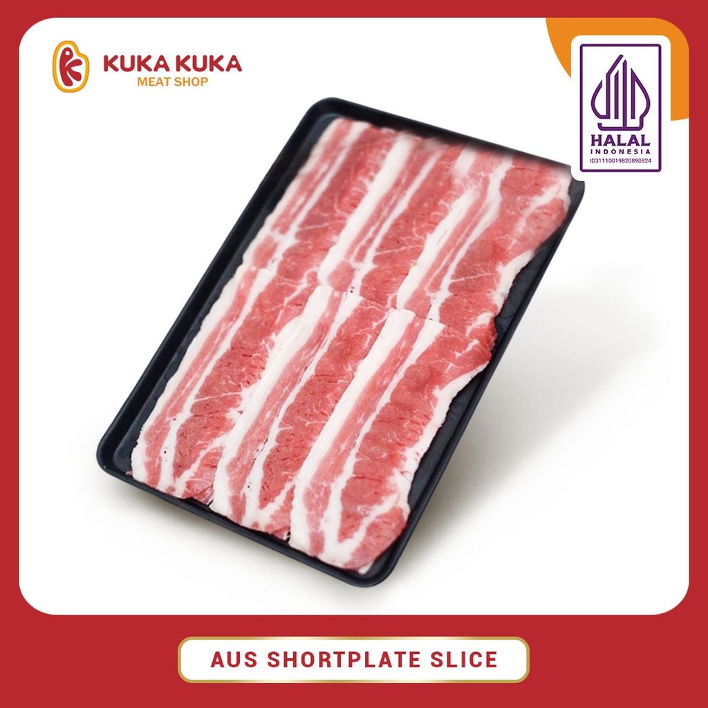 

AUS Shortplate Beef Slice FRESH CUT! 500gr