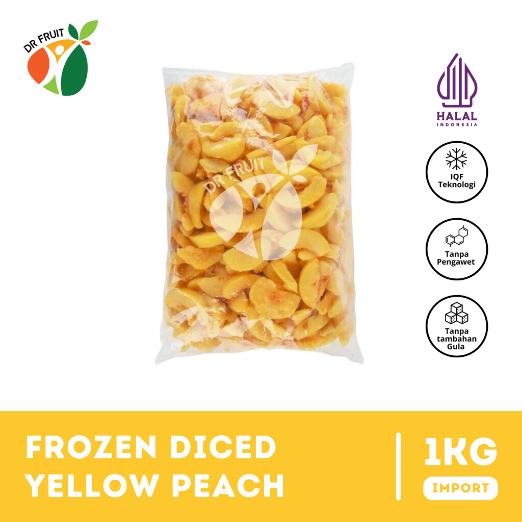 

IQF Frozen Peach | Persik Beku | 1 Kg