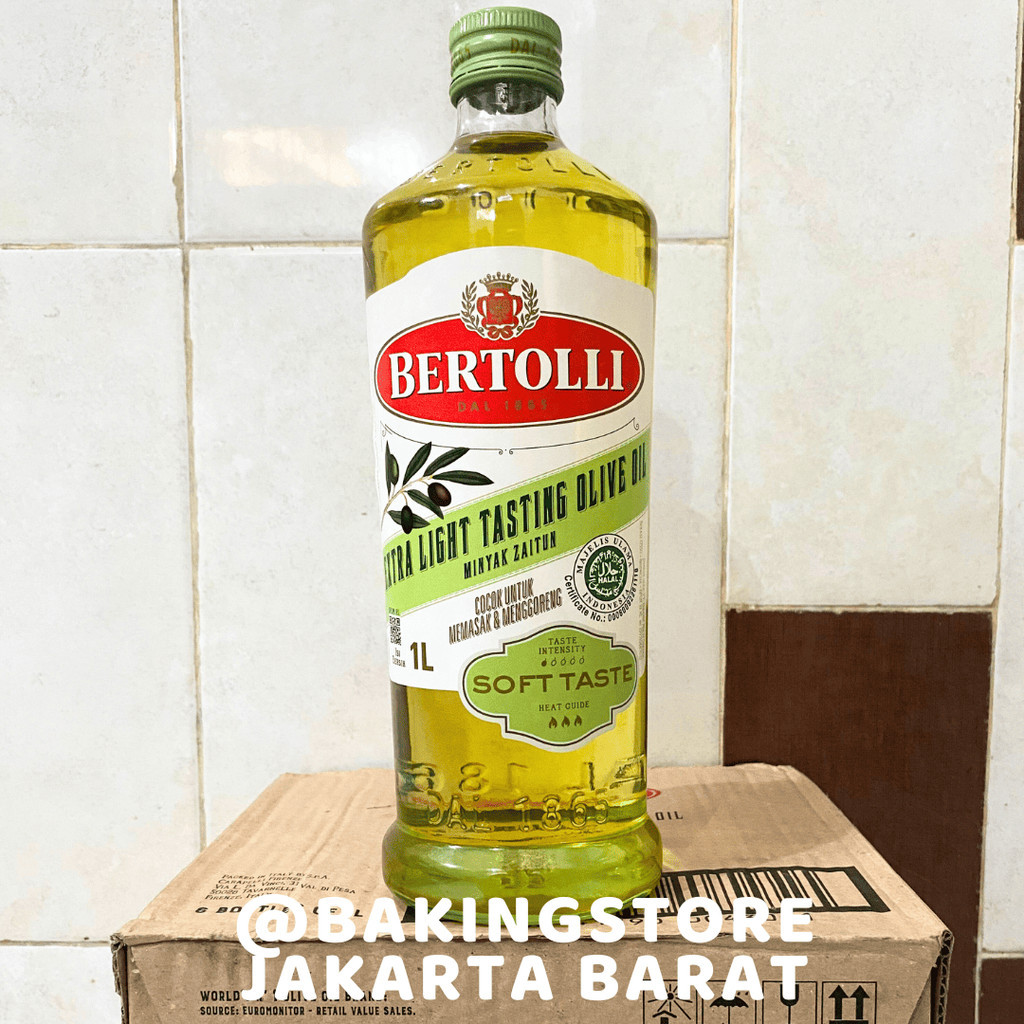 

RB Bertolli Extra Light Olive Oil 1 Liter Bertoli Minyak Zaitun 1L