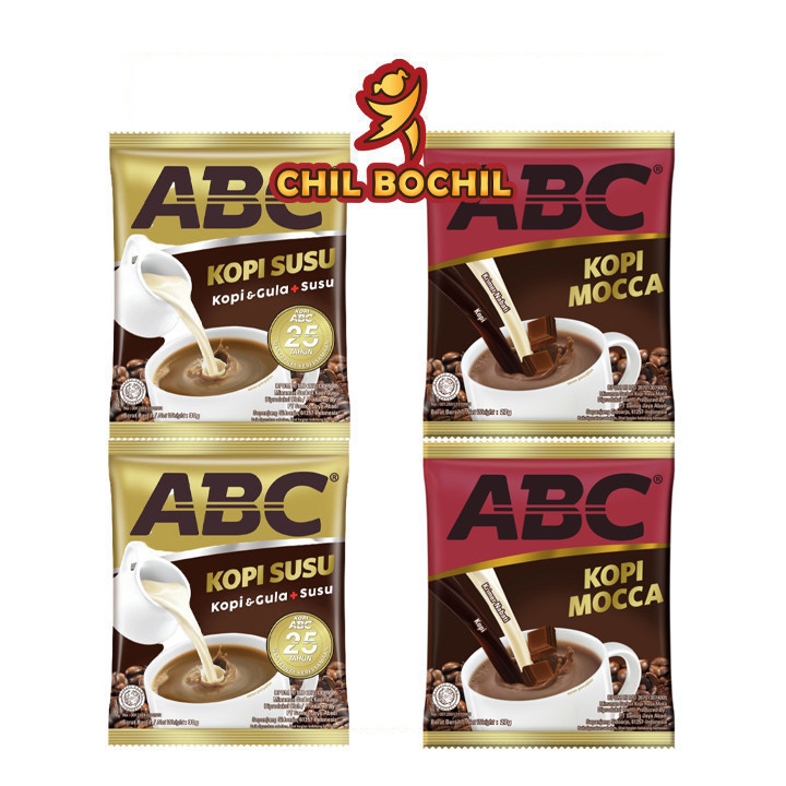 

KOPI ABC SUSU RENCENGAN ISI 10 SACHET X 30 GRAM - KOPI ABC SUSU & KOPI ABC MOCCA