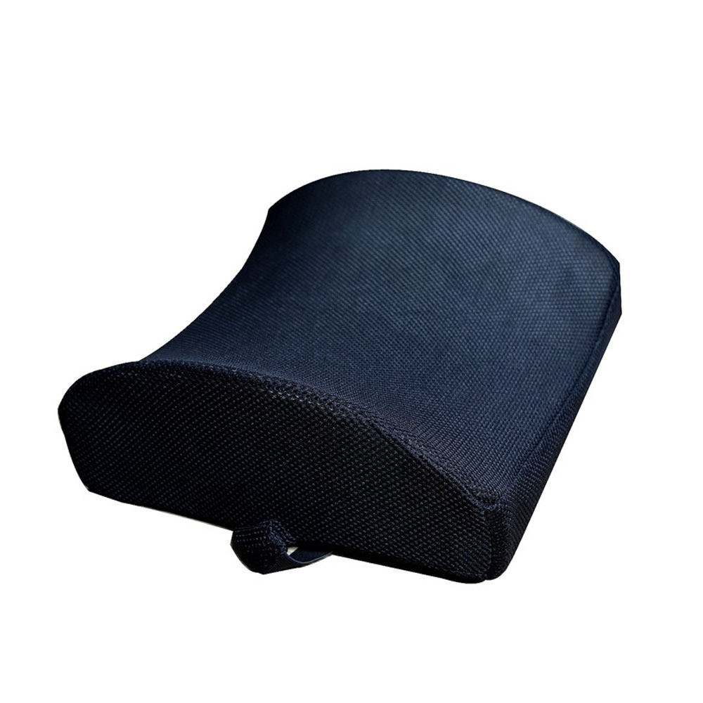 Car Lumbar Cushion Black Lumbar Cushion Comfortable Pillow Chair Backrest Memory Sea Waist Lumbar Pi