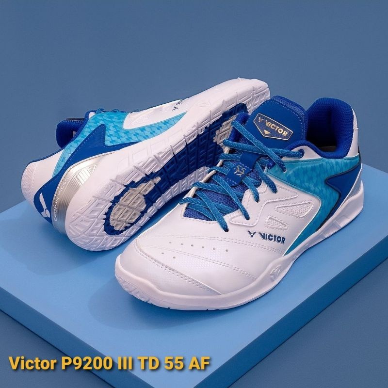 Sepatu badminton VICTOR P9200 III TD 55 AF WHITE