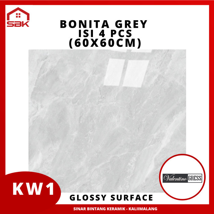 Granit Lantai 60x60 Bonita Grey