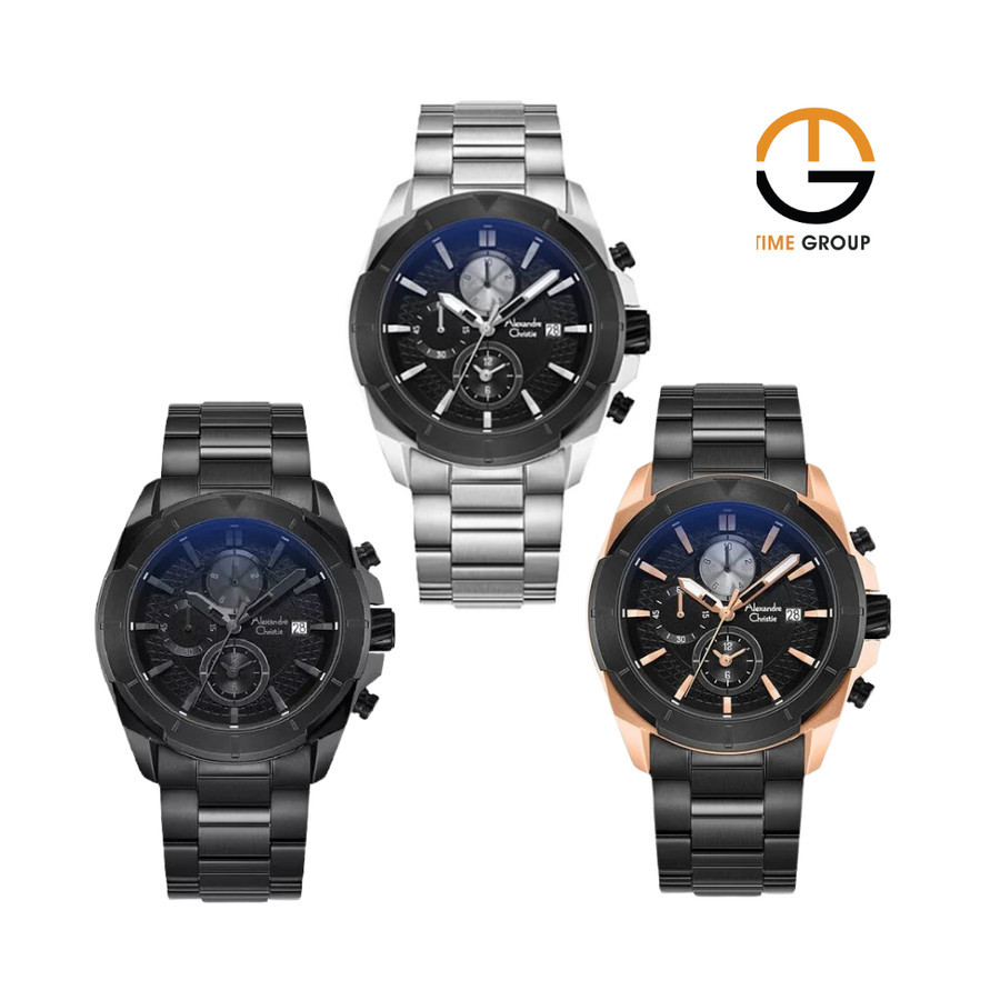 JAM TANGAN PRIA ALEXANDRE CHRISTIE AC6596 AC 6596 MC STAINLESS