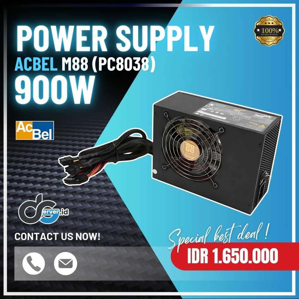 Power Supply Acbel Polytech PC8038 900W