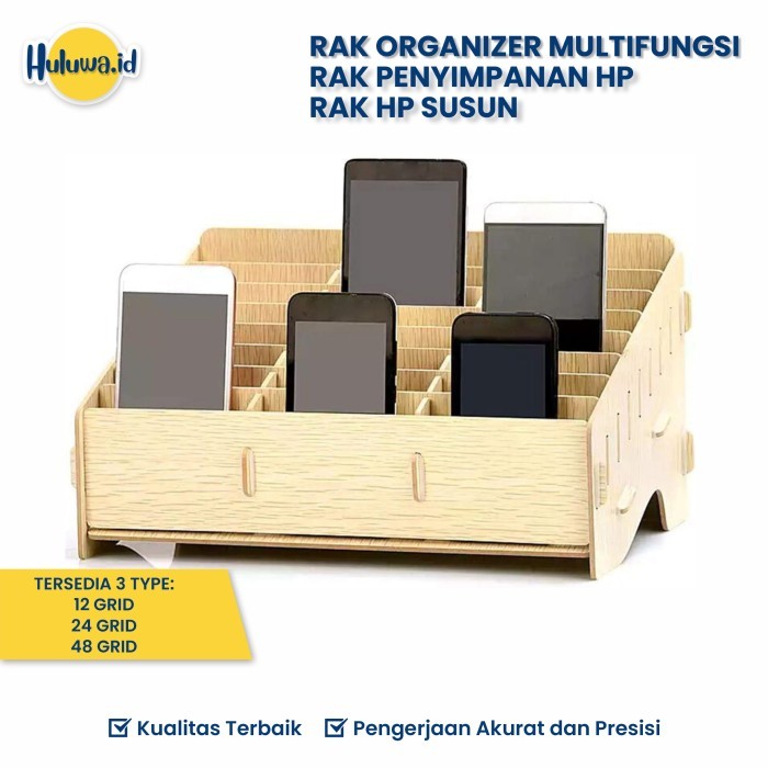Rak Penyimpanan Hp / Rak Organizer Multifungsi / Rak Hp Susun