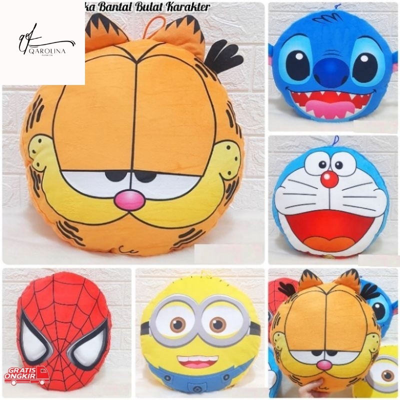 Bantal Lucu / Boneka Bantal Bulat Karakter Boneka Bantal Karakter Crown Weather