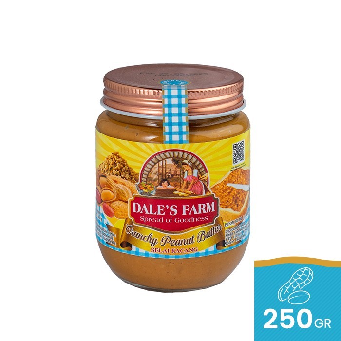 

[New Arrival] Dale’s Farm Crunchy Peanut Butter – Selai Kacang 250gr