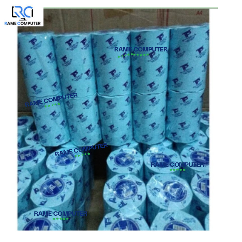 

10 ROLL KERTAS THERMAL 80X50 STRUK KASIR PRINTER BLUETOOTH MINI