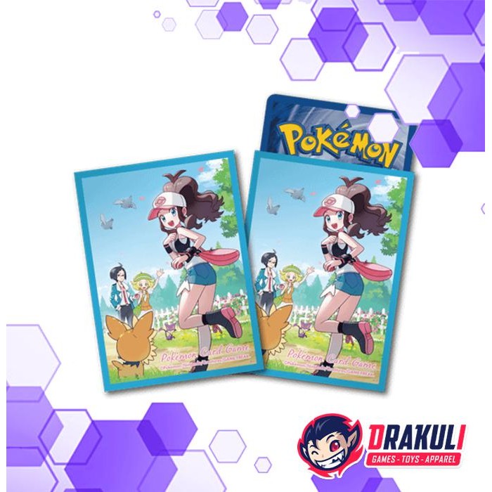 TCG Pokemon Deck Shield Sleeve - Hilda and Friends