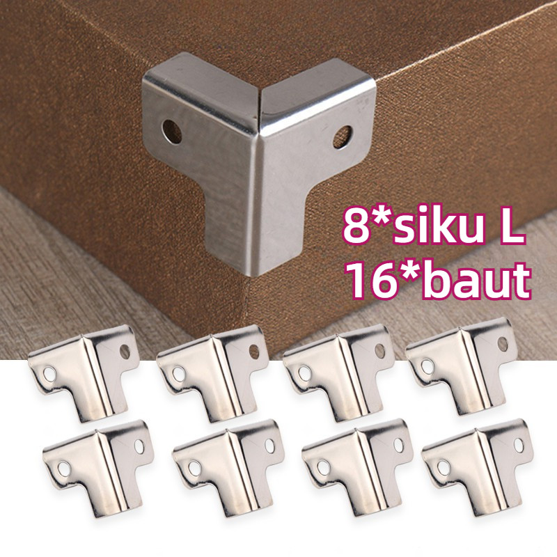 8PCS Box Siku L Hardcase/Siku L/Siku Corner Hardcase L/Siku Box Pojok/Lubang Hardcase /Siku Pojok Co