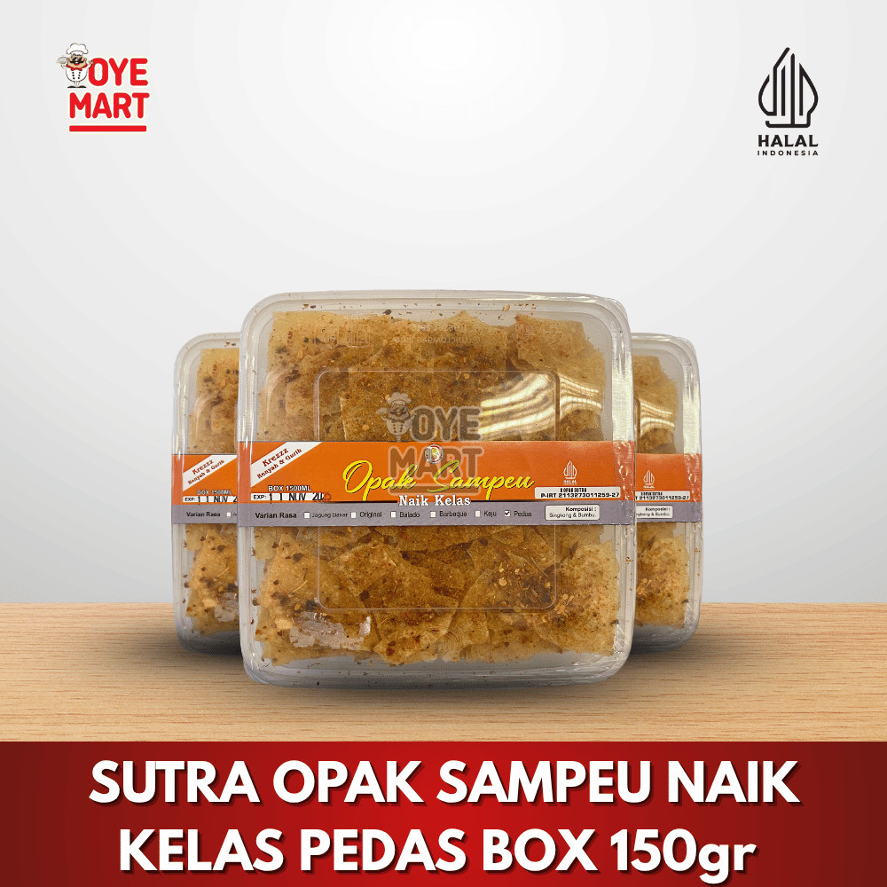 

SUTRA OPAK SAMPEU NAIK KELAS PEDAS BOX 150gr
