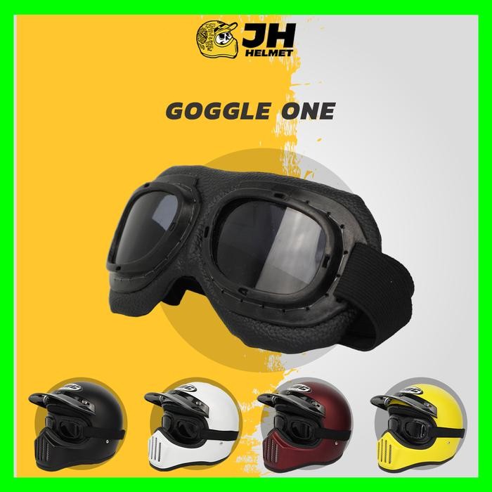 Kacamata Goggle untuk Helm Cakil HBC | Helm Bogo | Helm Retro