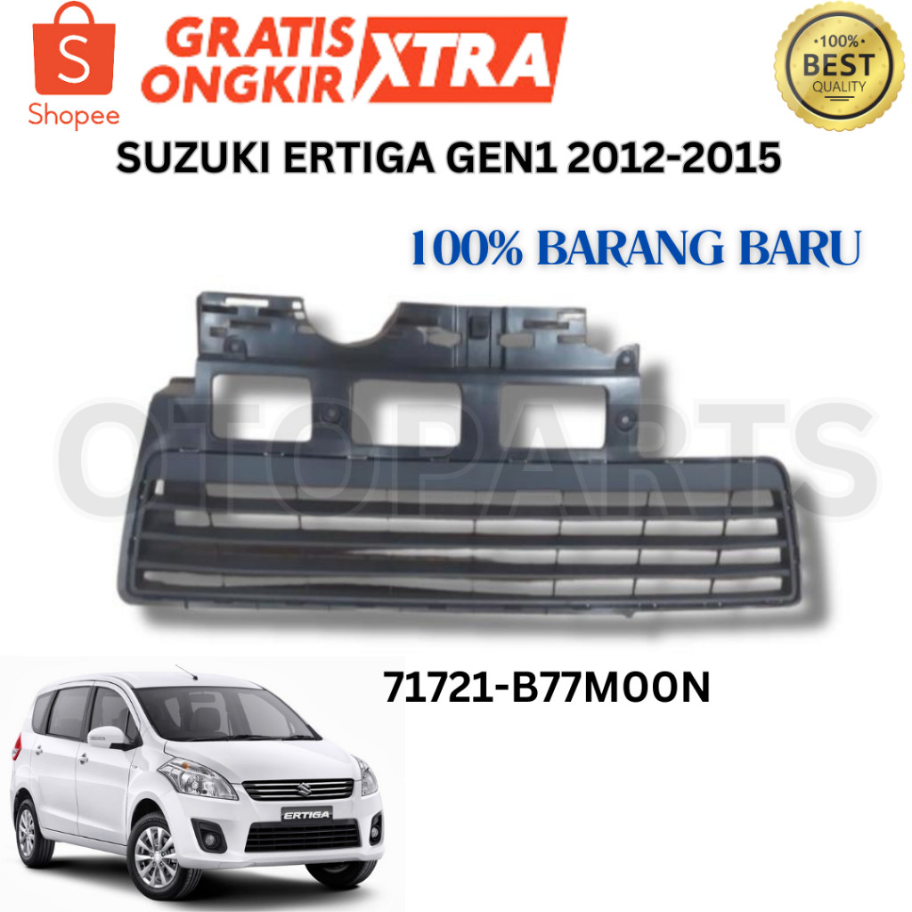 71721-B77M00N OEM GRILLE GRILL RAM KUMIS BUMPER BEMPER DEPAN ERTIGA GEN 1 2012 2013 2014 2015 BARU O