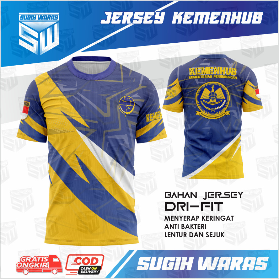 JERSEY KEMENHUB / KAOS DRIFIT KEMENTRIAN PERHUBUNGAN