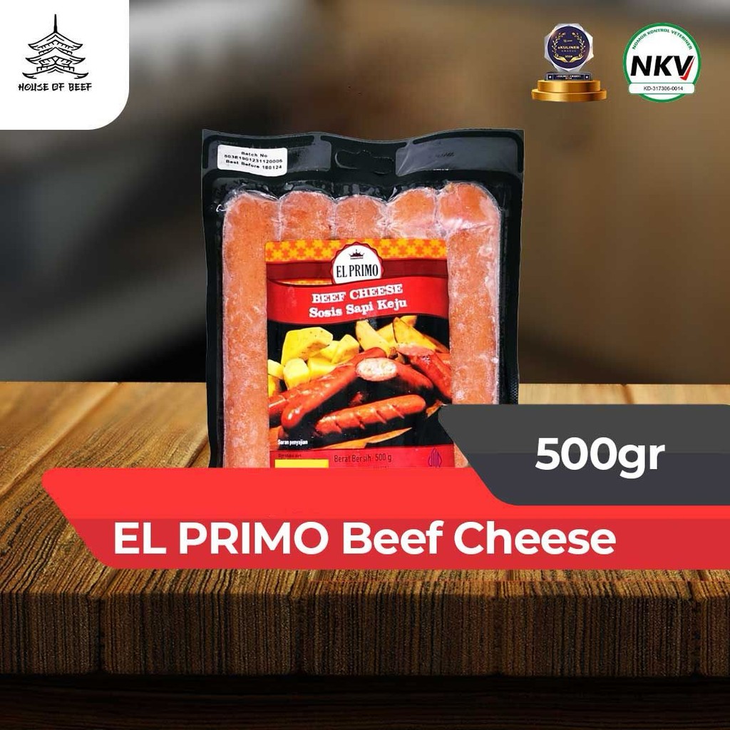 

Sosis EL PRIMO Beef Cheese 500gr