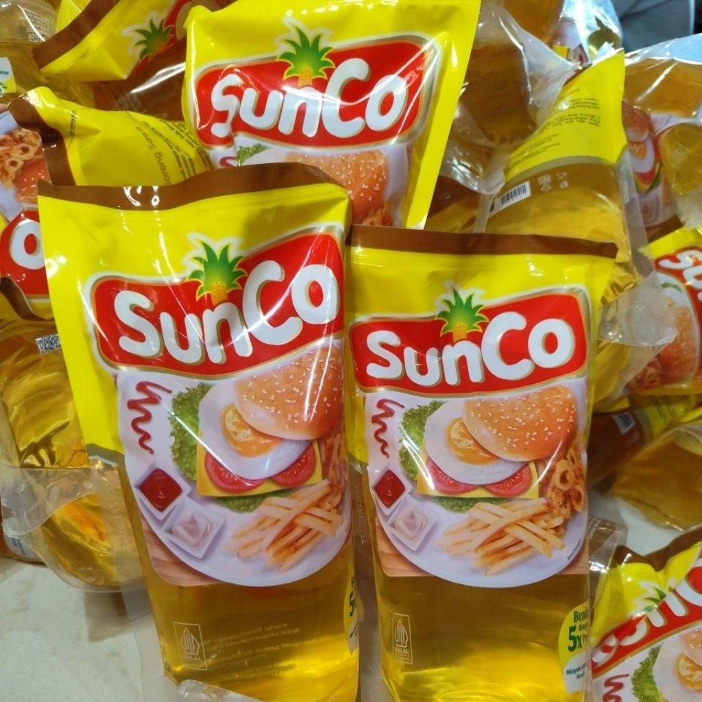 

Sunco ( 3Liter) paket 1L x 3 pcs Minyak goreng Bening kwalitas Premium