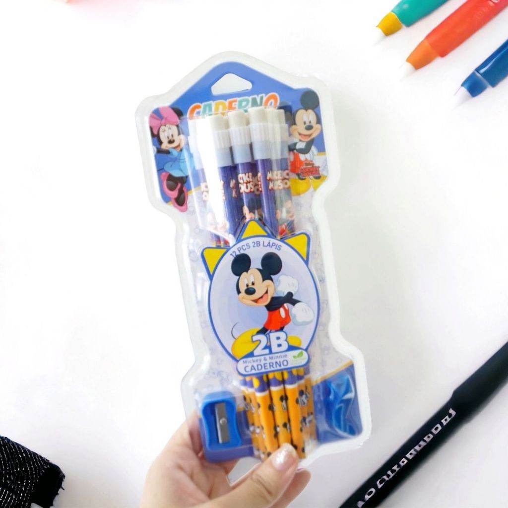 

PENSIL SET MICKEY MINNIE / SET PENSIL LENGKAP / PENSIL 1 LUSIN