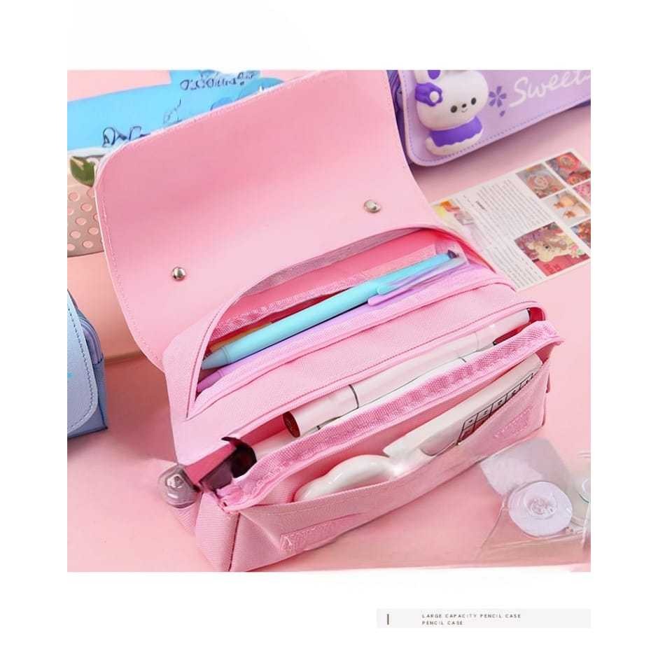 

JAMIN MURAH !!!KOTAK TEMPAT PENCIL KAIN / PENSIL CASE ANAK PEREMPUAN LUCU SQUISHY WATERPROOF KAPASITAS BESAR(BISA LANGSUNG ORDER)