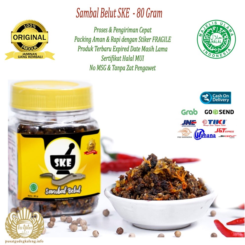 

Sambal Belut Pedas Gurih SKE - 80 Gram