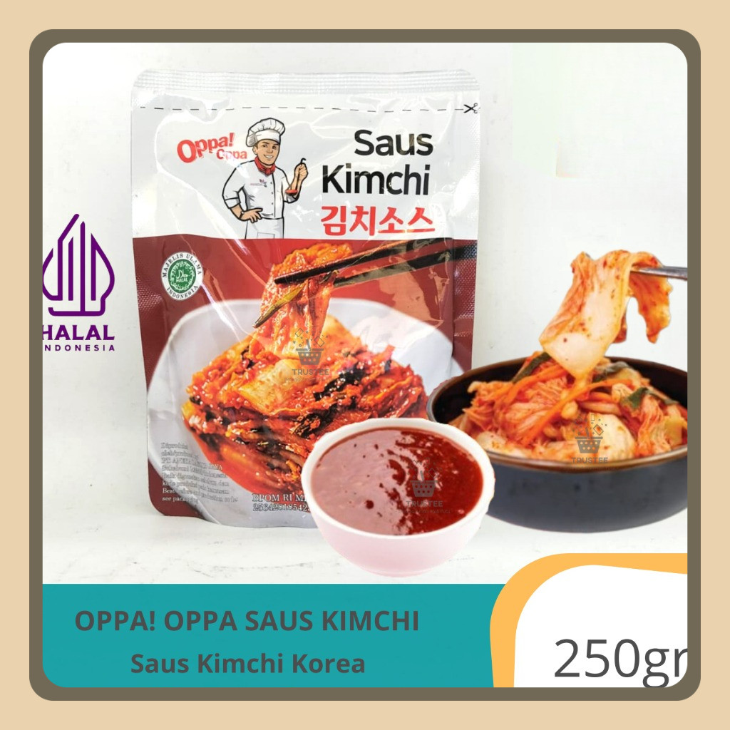 

Oppa! Saus Kimchi Khas Korea / Kimci Sauce Korean Halal 250gr