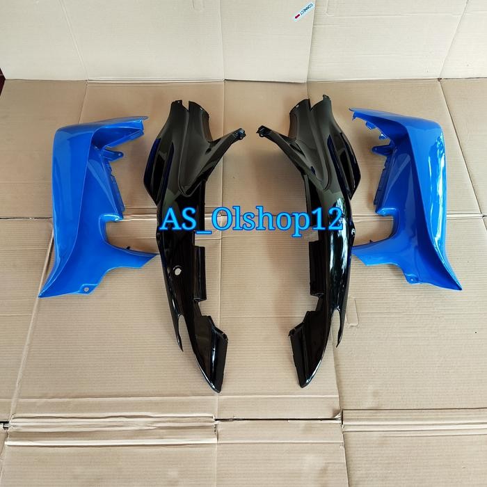 BODY BELAKANG DAN SAYAP SMASH 110 LAMA BIRU HITAM