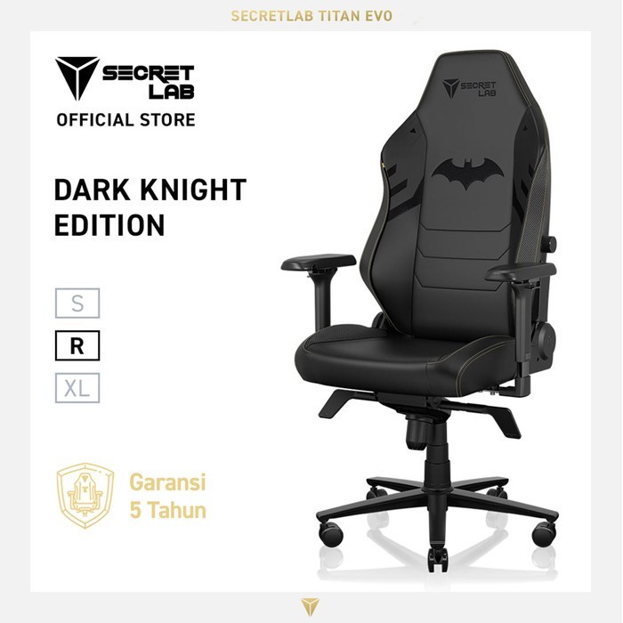 Secretlab TITAN Evo Kursi Gaming — Dark Knight