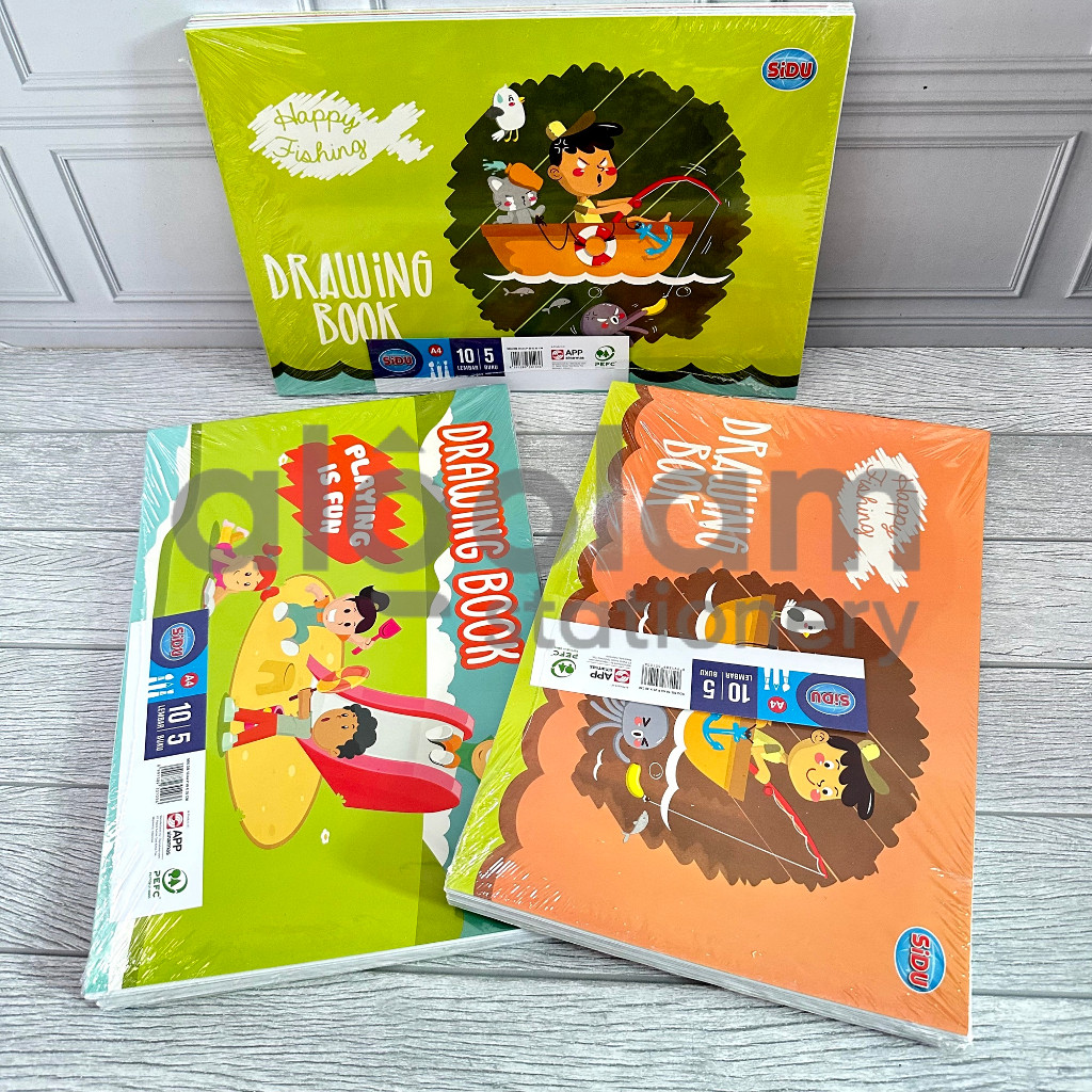 

SATU PACK ( 5 BUKU ) BUKU GAMBAR A4 SIDU BUKU GAMBAR A4 SINAR DUNIA lengkap