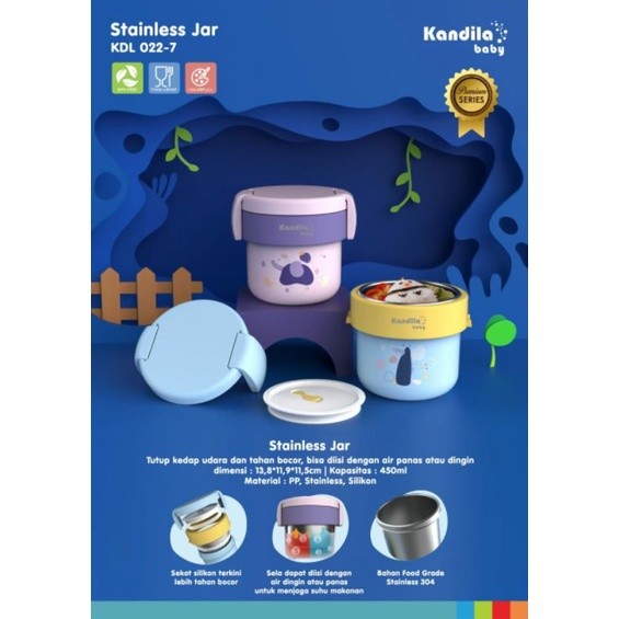 Kandila Stainless Jar KDL 022-7
