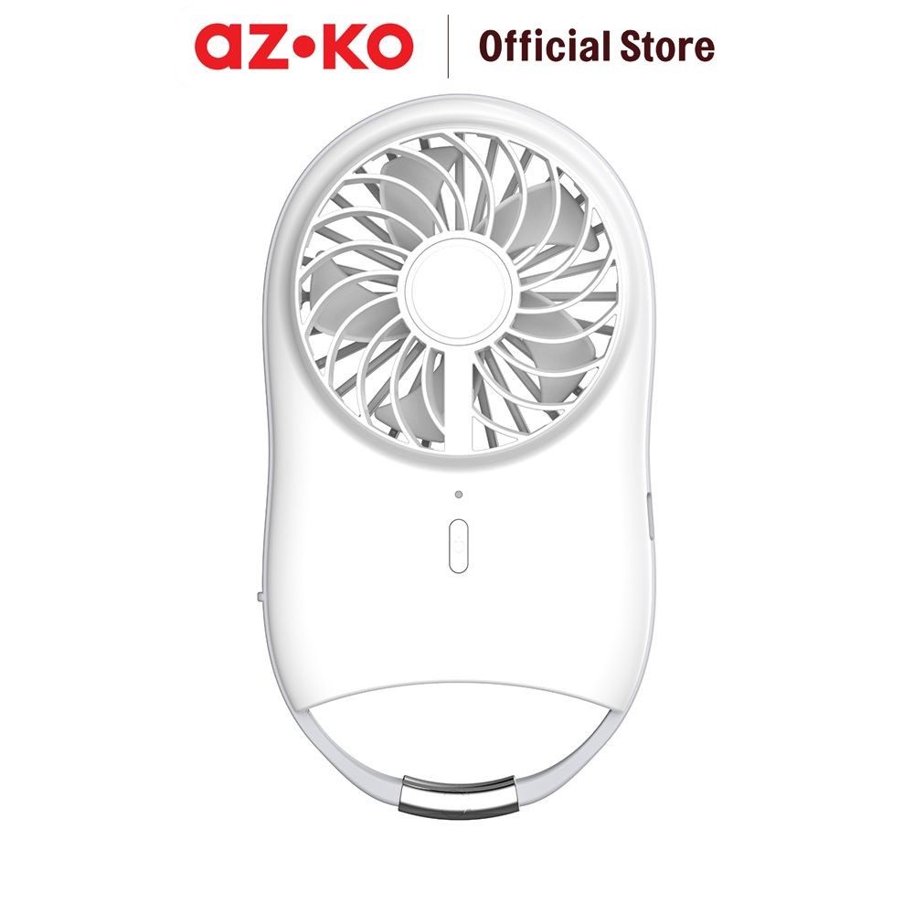 AZKO Apa 2.5 Inci Kipas Angin Portabel - Putih Portable Fan Kipas Mini Travel Serbaguna Kipas Angin 