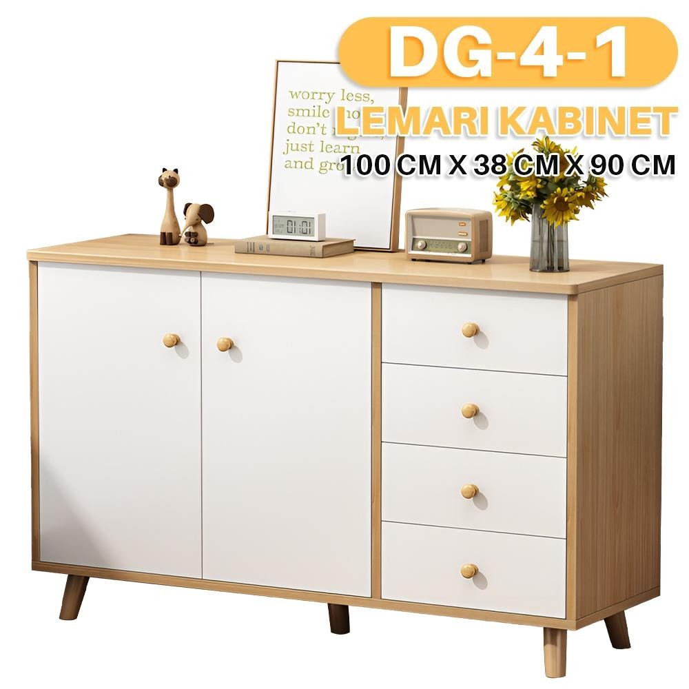 Lemari Rak Buku Rak Buku Susun Laci Lemari Buku Bahan Kayu Rak Susun Serbaguna