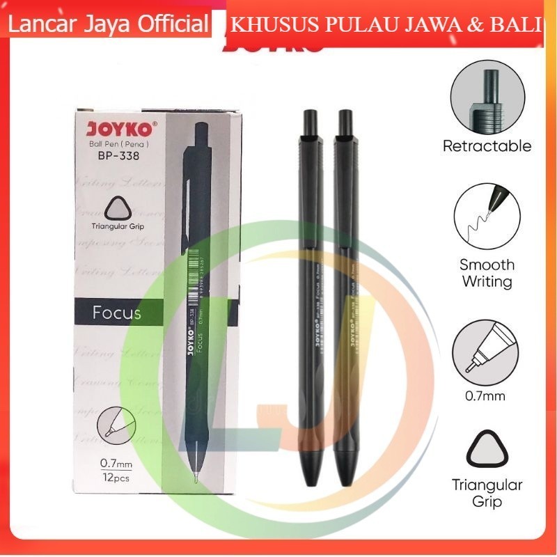 

[ATK] BOLPOINT JOYKO VOKUS 1 LUSIN 12 PCS | BOLPEN JOYKO VOKUS |PEN CETIT | BALPEN CETEK