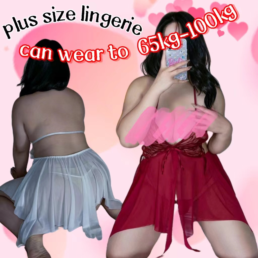 Sexy Lingerie Jumbo lingerie jumbo Sleepwear lingerie Plus size Lingerie Jumbo Renda Bahan Melar Fit