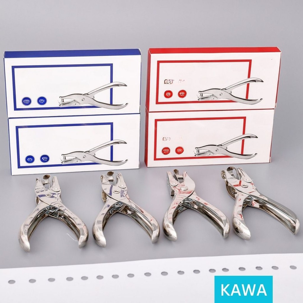 

KAWA Hang Tag Puncher 0.3mm 0.6mm Hole Punch 1 Lubang Reforator Besi Pembolong Kertas Bulat Circle MO