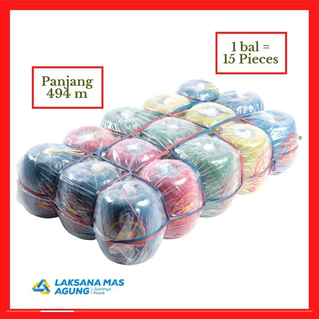 

New Tali Rafia Warna Warni dan Abu abu isi 15 Pieces per BalPremium