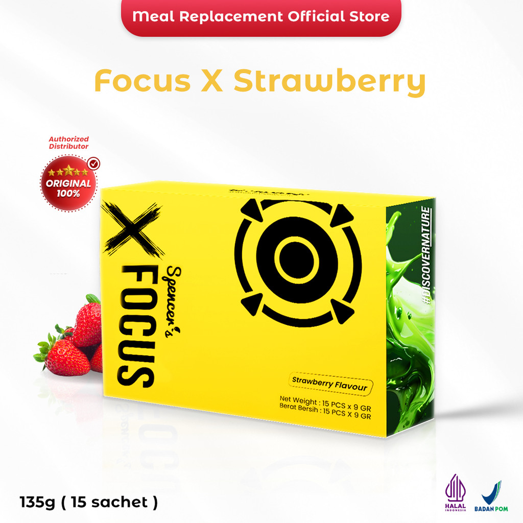 

Spencer's Focus X Strawberry - Minuman Energi