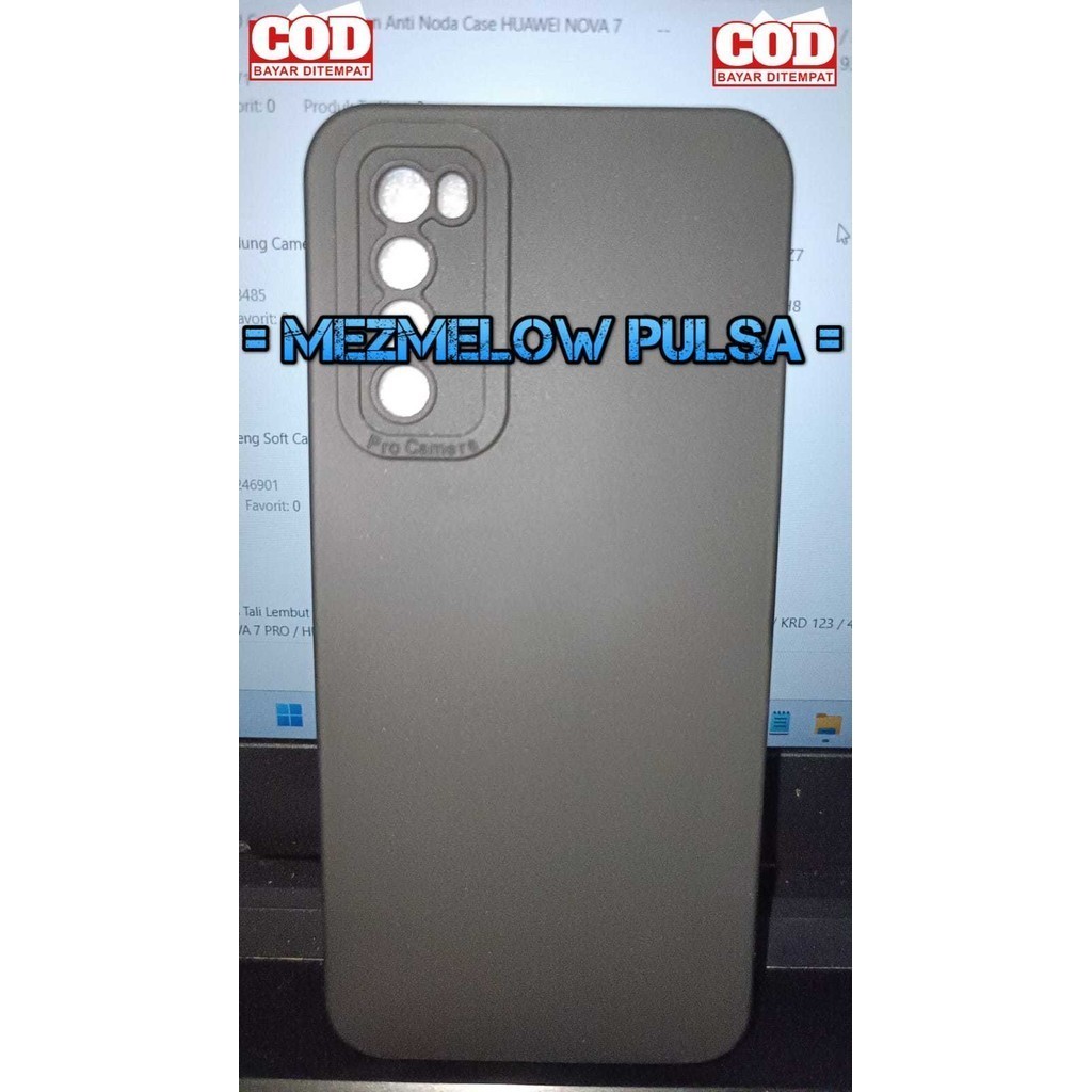 Softcase HUAWEI NOVA 7 BIASA / NOVA 7 5G / Casing Case Pelindung Kamera Silikon