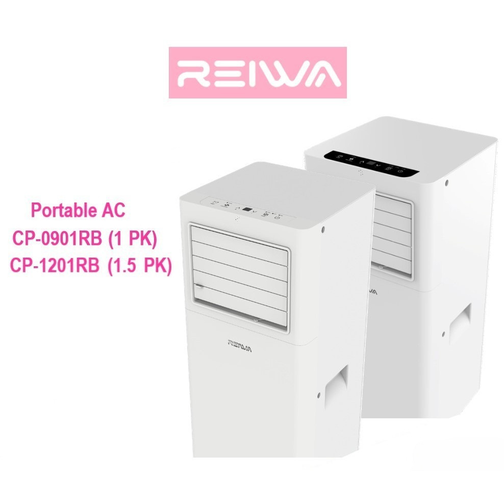 AC PORTABLE FLOOR STANDING 1 PK (TANPA INSTALASI) REIWA CP 0901RB  /dengan Remote, PRAKTIS