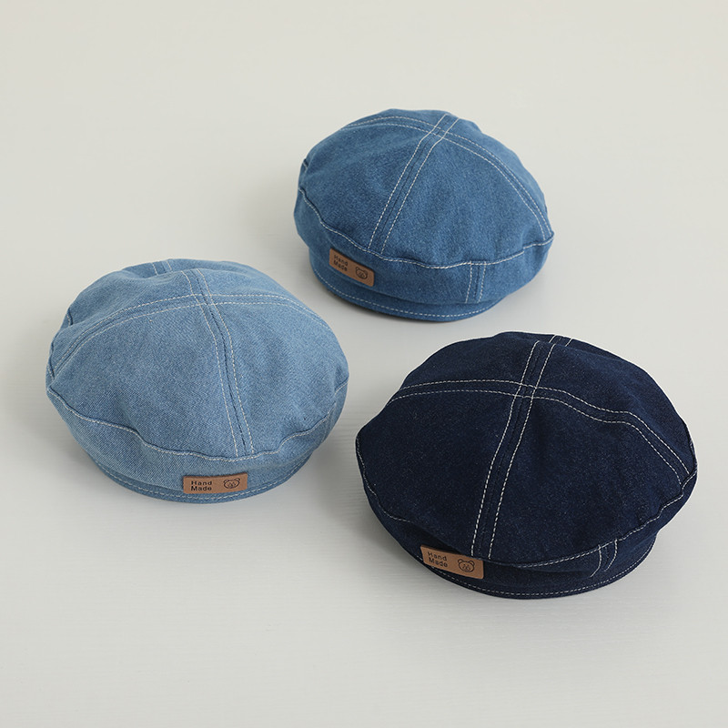 ARUMBINA Topi anak laki laki import STYLE JEPANG topi denim anak cowok laki laki import hat anak bal