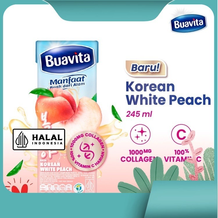 

Buavita Korean White Peach 245ml
