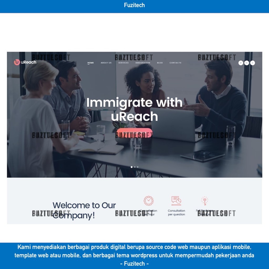 WORDPRESS THEME UREACH | IMMIGRATION & RELOCATION LAW CONSULTING   D5054 TEMPLATE WEB BY FUZITECH OR