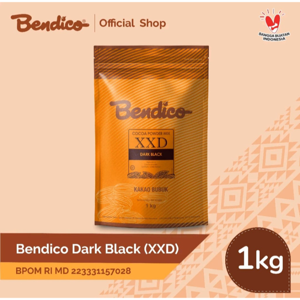 

Bendico Dark Black XXD 1kg - Aroma Khas, Pekat