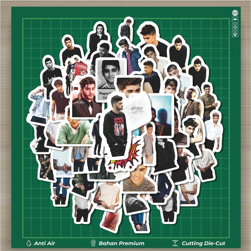 

HOT 50 PCS STIKER Stiker Zayn Malik Stiker Dekorasi Lucu Kreatif untuk Notebook, Skateboard, HP